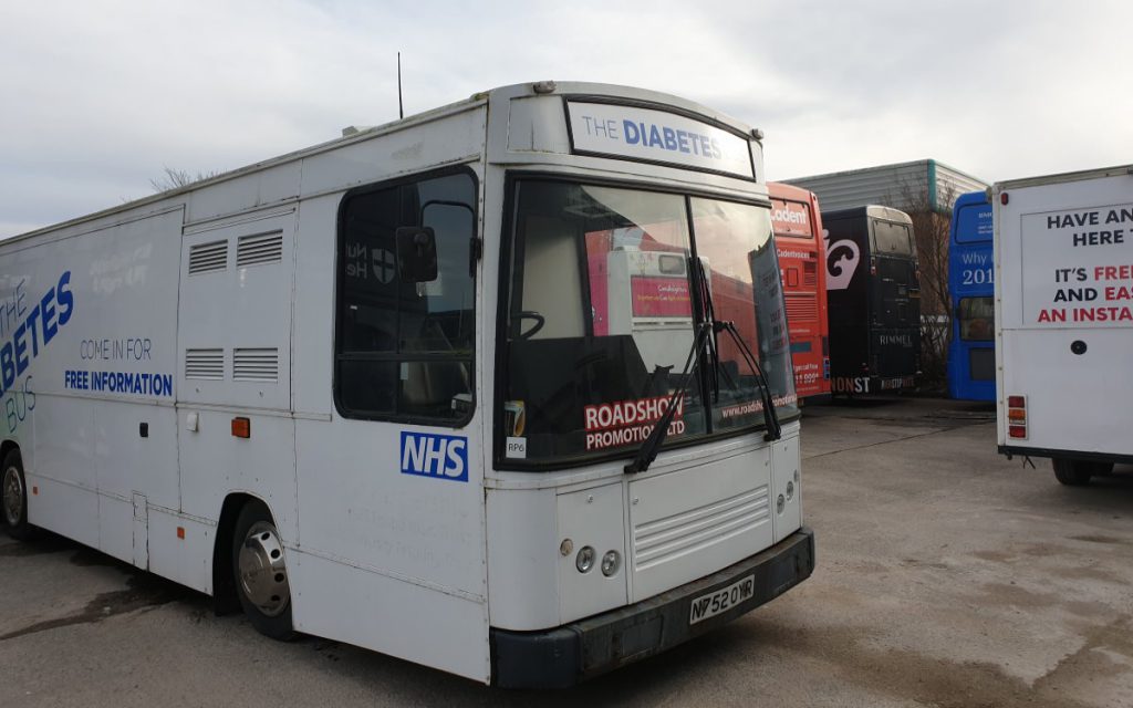 Midlands NHS Diabetes Mobile Clinic Bus