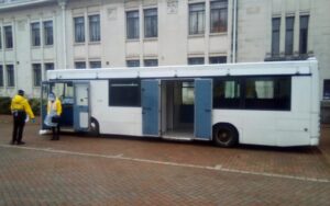 Mobile clinic hire - Covid testing bus